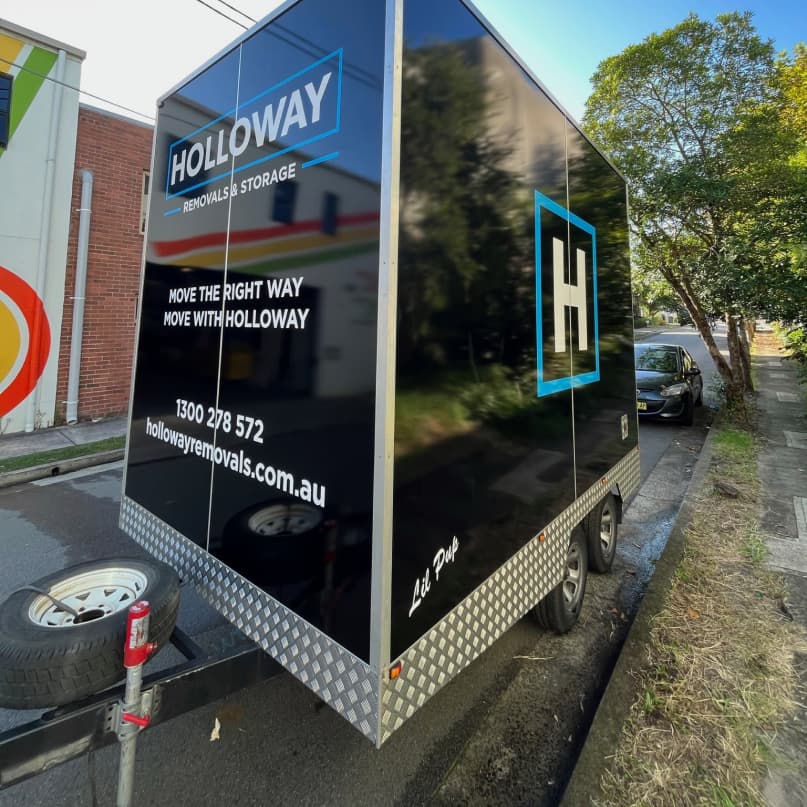 Our nifty Holloway trailer