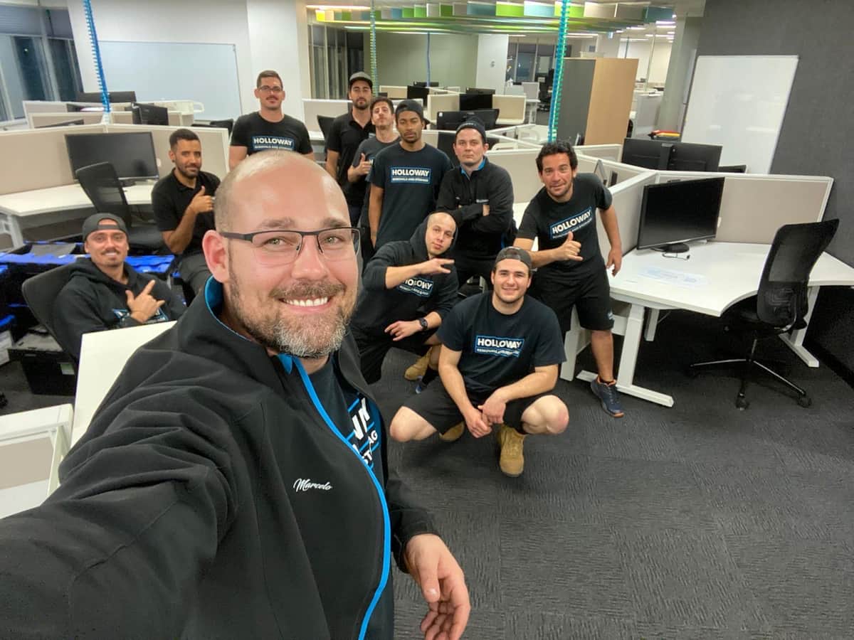 Holloway team selfie