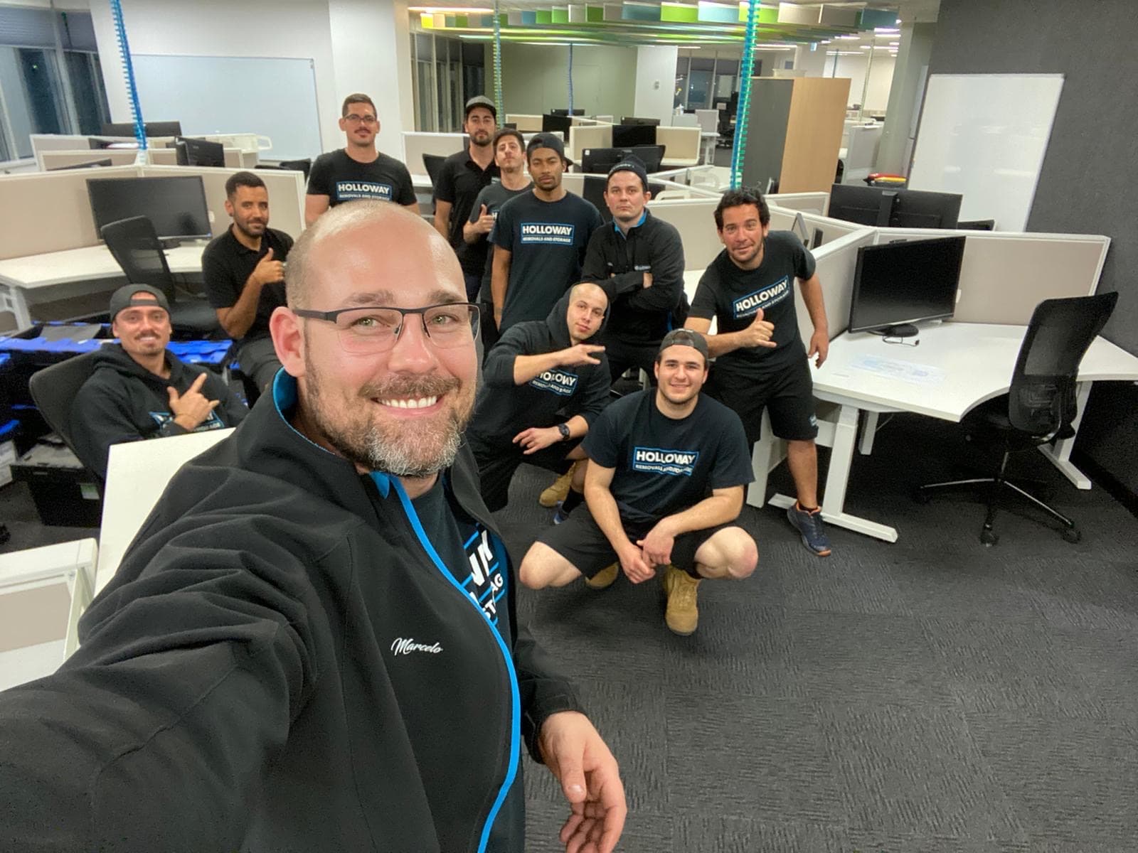 Holloway team selfie