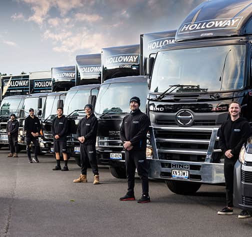 Removalists team with trucks