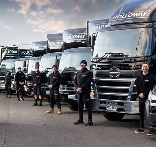 Removalists team with trucks