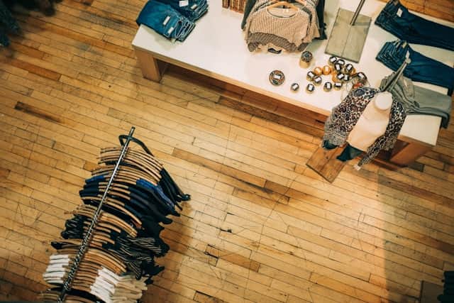 Retail shop closet