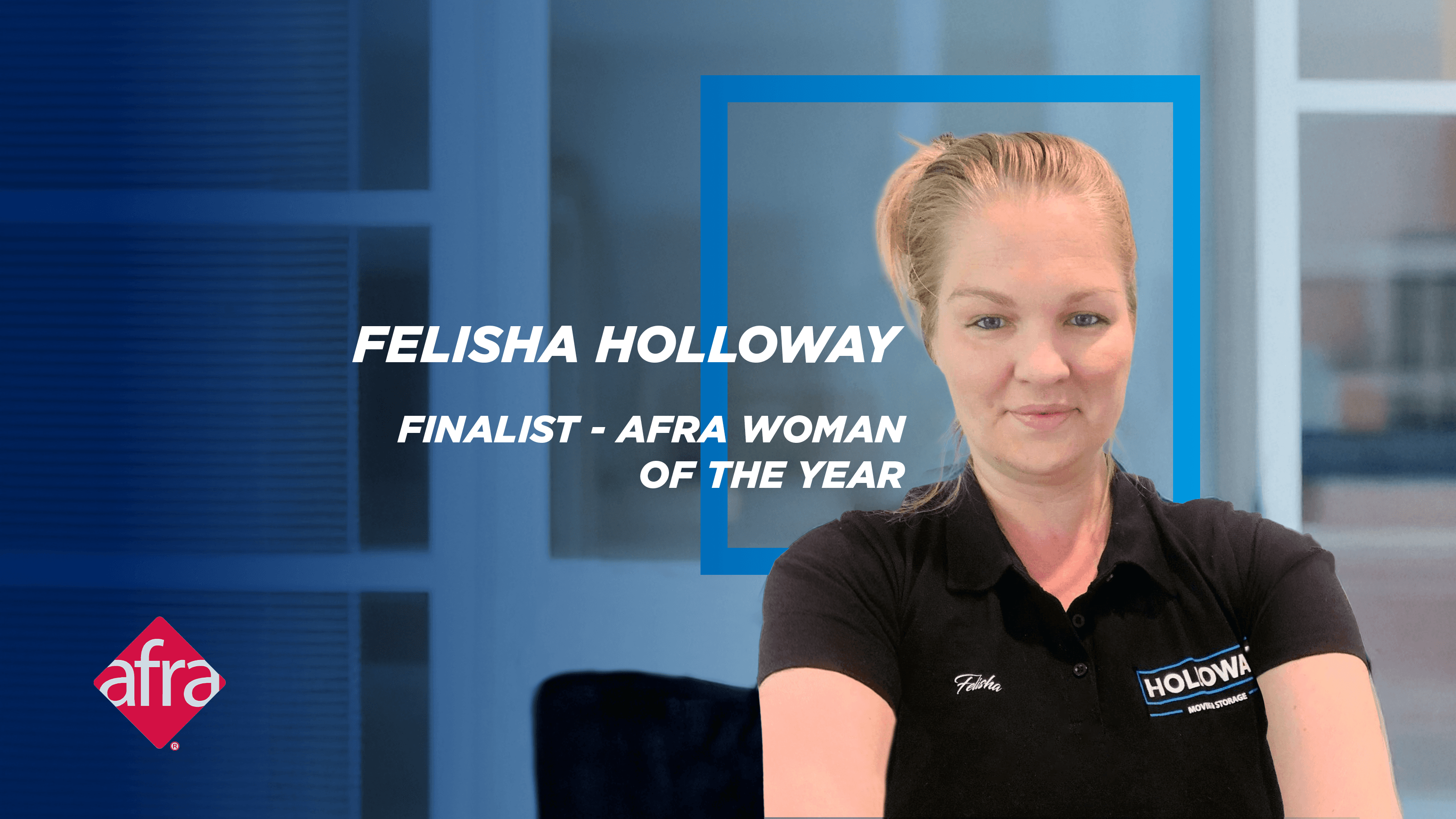 Felisha Holloway is up for AFRA's Women of the Year Award