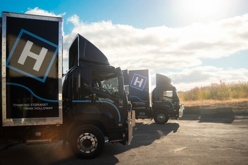 Holloway Removals trucks moving Interstate