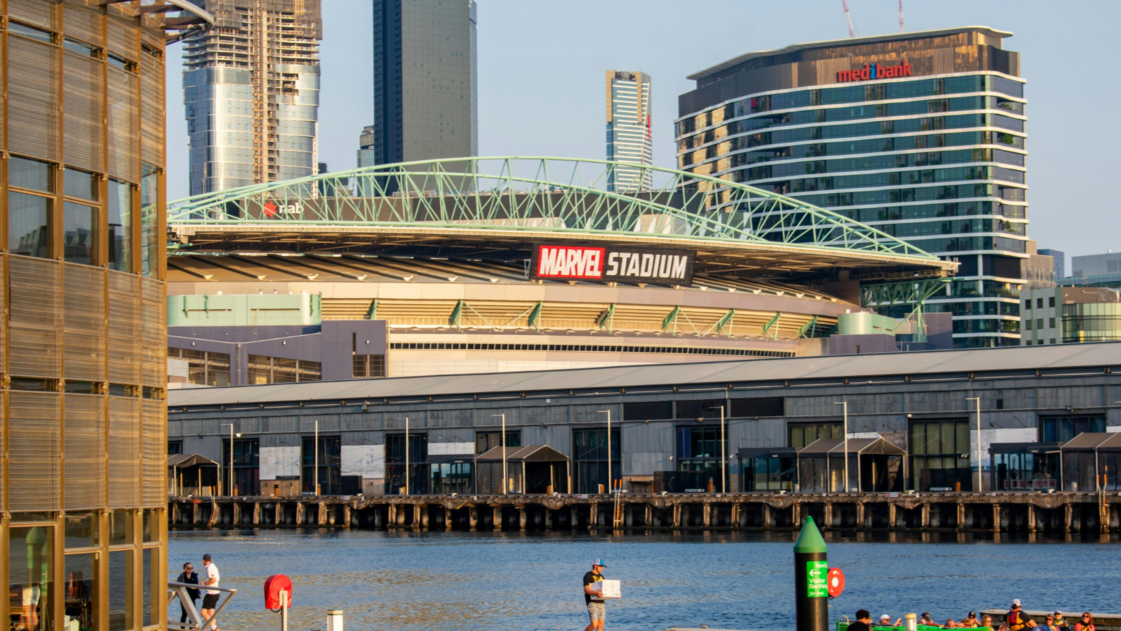 melbourne suburb docklands marvel stadium